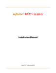 Vodavi DVX Plus II/III/IV Installation manual