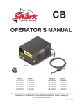 Shark CB-353007H Operator`s manual