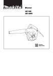 Makita BLOWER 4014NV Specifications