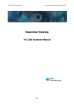 Essential Viewing TVI C300 Hardware manual