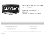 Maytag BRAVOS AUTOMATIC WASHER Use & care guide