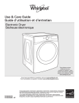 Whirlpool WED97HEDW Use & care guide