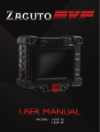 Zacuto 1-EVF-1S User manual