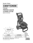 Craftsman 580.752160 Operator`s manual