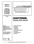 Craftsman 139.53672SRT3 Owner`s manual