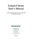 Rastergraf Eclipse3 Series User`s manual