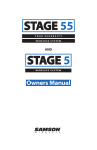 Samson STAGE 5H Specifications