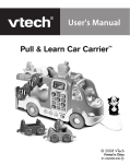 VTech Pull & Learn Car Carrier Instruction manual