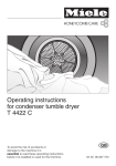 Miele T 4422 C Operating instructions