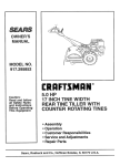 Craftsman 917.295852 Owner`s manual