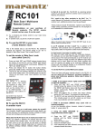 Marantz SR7002 User guide