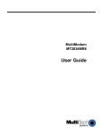 Multitech MT2834MR6 User guide