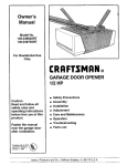 Craftsman 139.53975SRT Owner`s manual