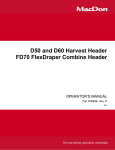 American Harvest FD-70 Operator`s manual