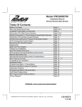 Audiovox PRO9056 Installation manual