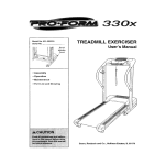 ProForm 831.293330 User`s manual