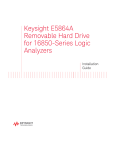 Agilent Technologies E5864A Installation guide