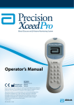 Abbott Precision XceedPro Operator`s manual