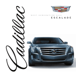 Cadillac 2014 Escalade ESV Owner`s manual