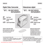 Samsung SC-D372 Specifications