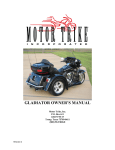 Motor Trike GLADIATOR Owner`s manual