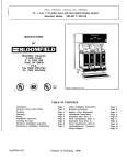 Bloomfield SS2 Series Owner`s manual