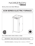 Broan 21ECM10 User manual