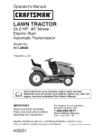 Craftsman 917.28928 Operator`s manual