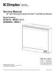 Dimplex DF3015 Service manual