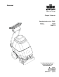 Windsor ADM8IE Operating instructions