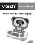 VTech Animal Friends Toddler Laptop User`s manual