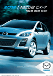 Mazda 2012 CX-7 Owner`s manual