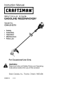Craftsman WEEDWACKER C944.515570 Instruction manual
