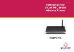 D-Link DSL-2640B Install guide