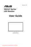 Asus VW247T User guide