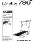 Sears LS elite 780 Owner`s manual