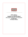 ATTO Technology H608 Installation manual