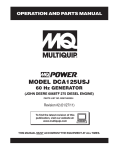 MQ Power DCA-125USJ Specifications