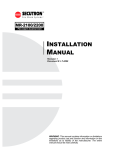 Secutron MR-2100 Unit installation