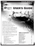 Maytag LAW2400 User`s guide