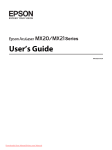 Epson AcuLaser MX20DN series User`s guide
