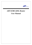 Samsung AHT-E300 User manual