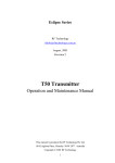 RF Technology R50 Eclipse Series Operating instructions