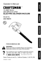Craftsman 358.798370 Operator`s manual