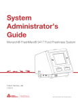 Avery Dennison FreshMarx 9417 Instruction manual