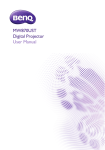 BenQ MW870UST User manual