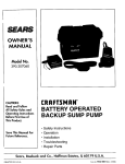 Craftsman 390.307060 Owner`s manual