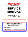 Mercury D4.2L D-Tronic Service manual