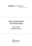 User`s instructions The Flash Series