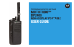 Motorola MOTOTRBO DP2400 User guide